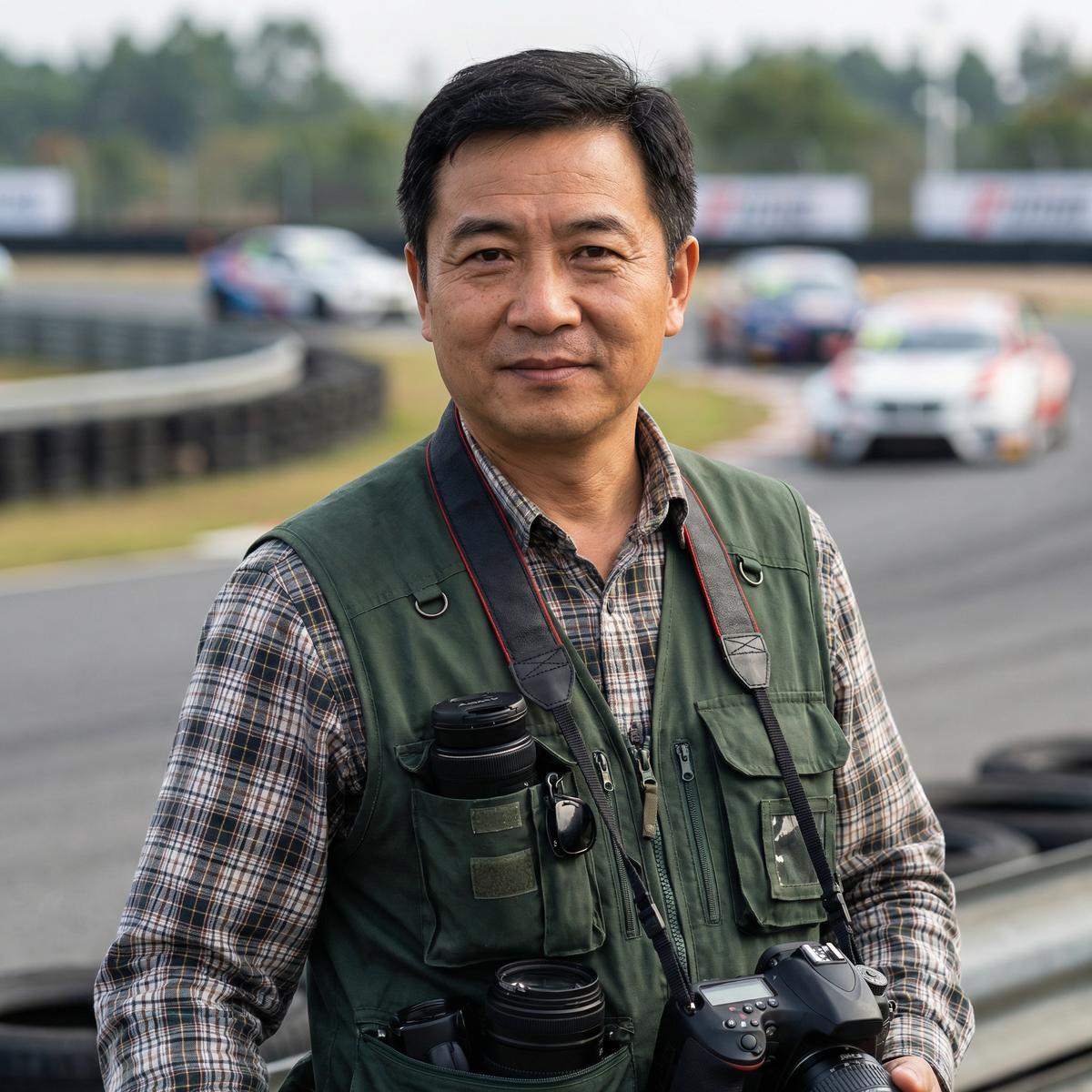 偷拍赛车手赵明辉